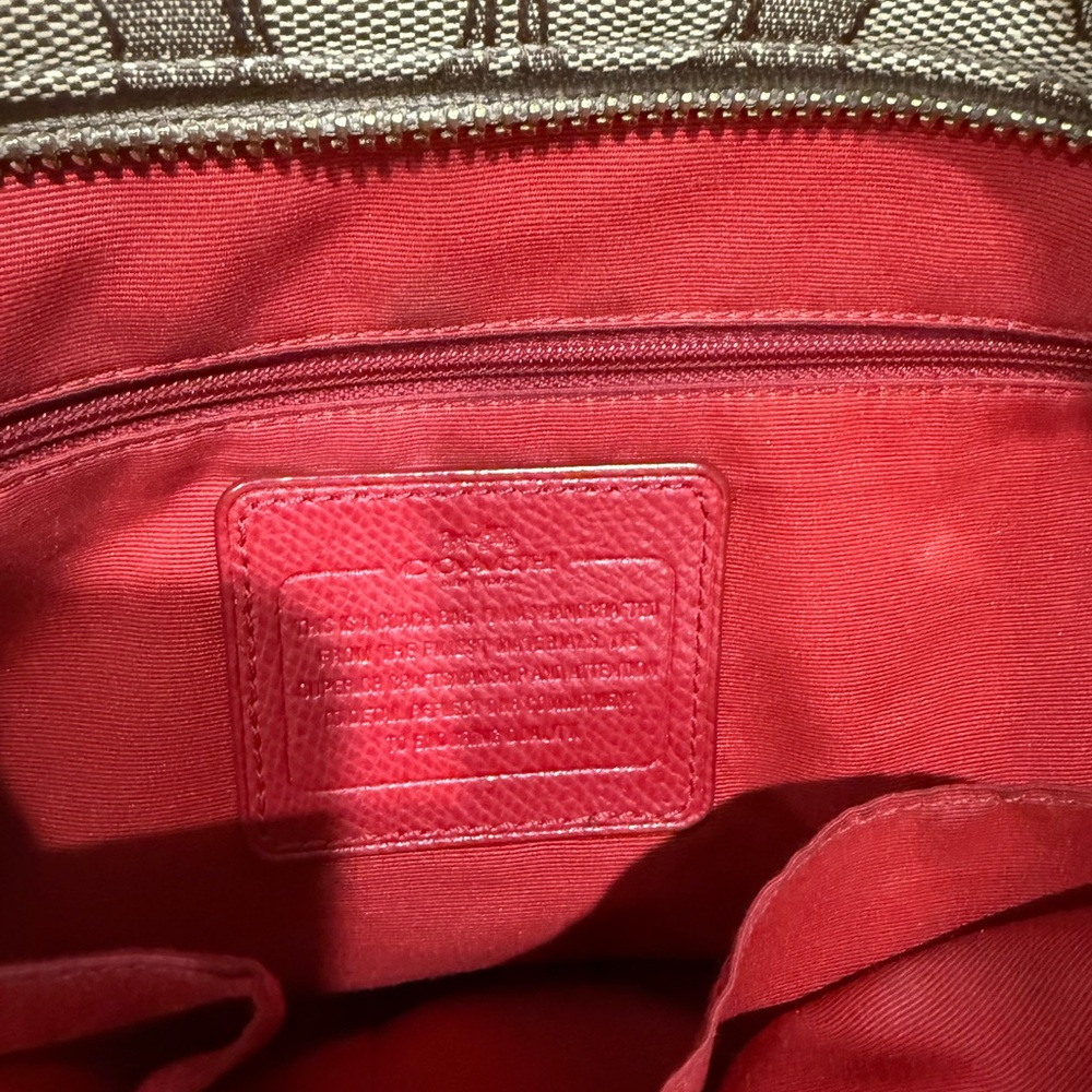 COACH 2016 Outline Zip Top Tote - Picture 4 of 12